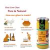Yugmantra Organic Foods 100 % Pure Natural A2 Milk Sahiwal Cow's Grass-Fed Desi Ghee Prepared Curd by Traditional Bilona Padati (Method)Immunity Superfood - in Glass Bottle ( 250 mlx 2 =500 ml ) with Free 55 Gm Raw Honey view 3