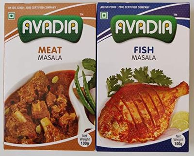 Avadia non veg combo(meat masala, fish masala) - 100 grm