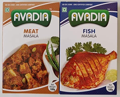 Avadia non veg combo(meat masala, fish masala) - 100 grm