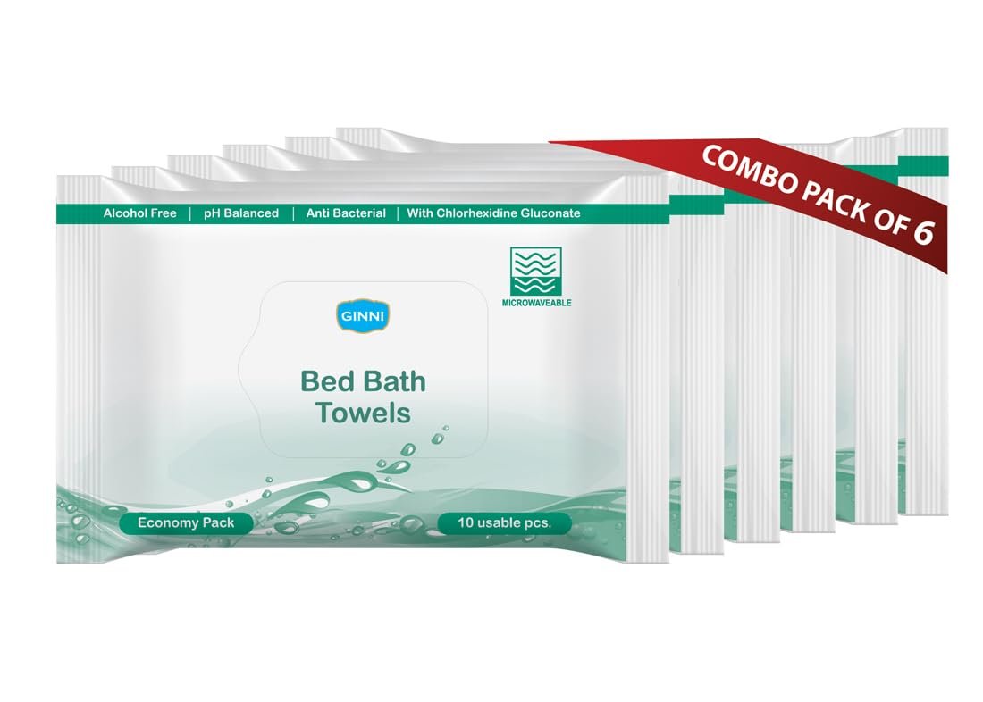 GINNI Bed Bath Towel Economy Pack - 10 Towels/Pack (Pack of 5)