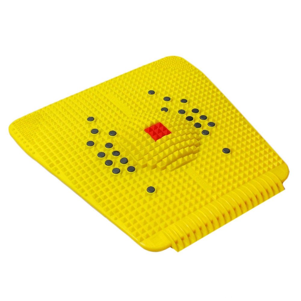 ACi Acupressure Magnetic Pyramid Foot Mat for Stress and Pain Relief 2000 - (Yellow)