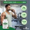 Nutrazee 100% Plant Protein Powder Vegan - For Men & Women, Natural Chocolate Flavour, Gluten & Lactose Free, Added Digestive Enzymes & Antioxidants (1kg, 28 Servings) view 2