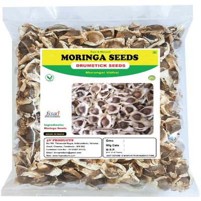 3V PRODUCTS Moringa Seed 400g | Drumstick Seed | Murungai Vidhai | Moringa Oleifera