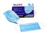 Bildos 3Ply Non-Woven Fabric Disposable Anti-pollution Dust Mask With Nose Clip (Blue,Pack of 100) for Unisex view 2