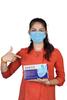 Bildos 3Ply Non-Woven Fabric Disposable Anti-pollution Dust Mask With Nose Clip (Blue,Pack of 200) for Unisex view 3