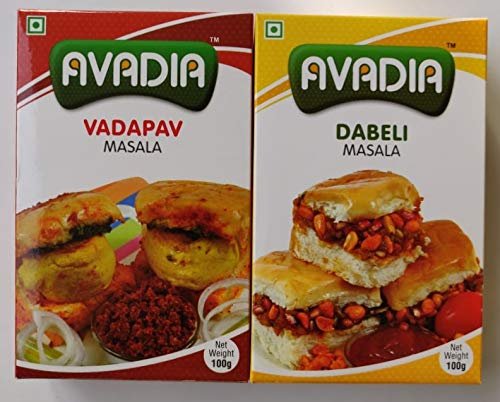 Avadia veg combo, (Dabeli Masala, Vadapav Masala) -100 grm, kutchi masala, Delicious Snacks,combo