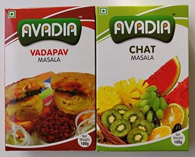 Avadia Veg Combo(vadapav Masala, Chat Masala) - 100 grm