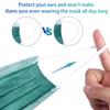 Disposable 4 Ply Single Use Surgical Face Mask (Pack of 50), Elastic Earloops, Green view 4