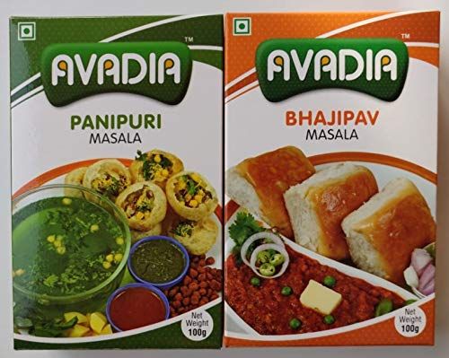 Avadia Veg Combo(panipuri Masala, bhajipav Masala) - 100 grm