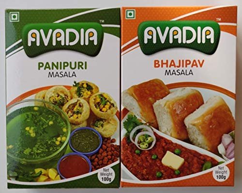 Avadia Veg Combo(panipuri Masala, bhajipav Masala) - 100 grm