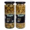 Fragata Combo of Pitted Green Olives 440g & Olives Sliced Green 440g Olives for Pizzas and Salads view 1