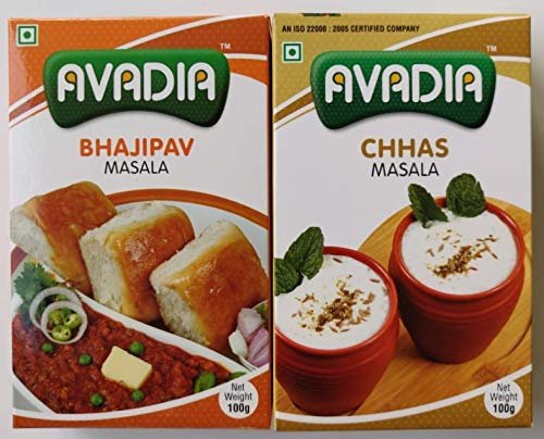 Avadia veg combo(chhas masala, bhajipav masala) - 100 grm
