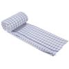 Strotam Pure Cotton Checkered Handloom Single Bed Size Skin Friendly Soft Summer Blanket/Topsheet/Comforter/Chadar/Khes/Throw/Draw Sheet Large Size (Bankura Chadar, Pack of 2) White-Blue view 2