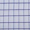 Strotam Pure Cotton Checkered Handloom Single Bed Size Skin Friendly Soft Summer Blanket/Topsheet/Comforter/Chadar/Khes/Throw/Draw Sheet Large Size (Bankura Chadar, Pack of 2) White-Blue view 4