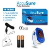 AccuSure Finger Tip Pulse Oximeter with LED Display and Auto Power Off Feature (Blue and White) view 3