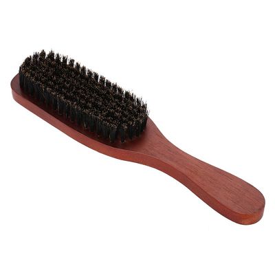Men Professional Beard Brush, Beard Grooming Brush, Synthetic Hair Brush and Wooden Comb for Shaving Beard, Salon Appliance Tool