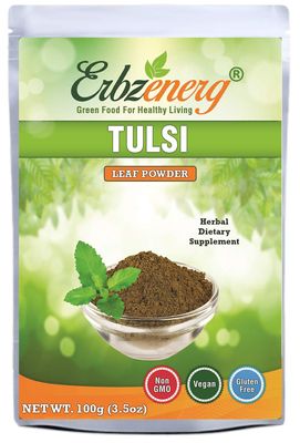ERBZENERG Organic Tulsi Powder 100Gram | Certified (Pack Of 1)