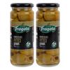 Fragata Pitted Green Queen Spanish Olives 340g | Combo Pack of 2 | Ready to Eat, Healthy Snack | Fresh Olives for Pizza, Salads and Pasta view 1