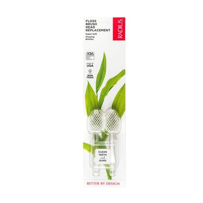 Radius Toothbrushes Replacement Head Pack Super Soft, 2 Ct