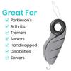 Button Hook (with Finger Hole) (Black) view 2