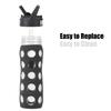 Greant [6-Pack] Replacement Straws Compatible with LIFEFACTORY Straw Cap Water Bottle - 12oz, 16oz, 22oz (250 mm (compatible with 22 Ounce Lifefactory Bottle)) view 3