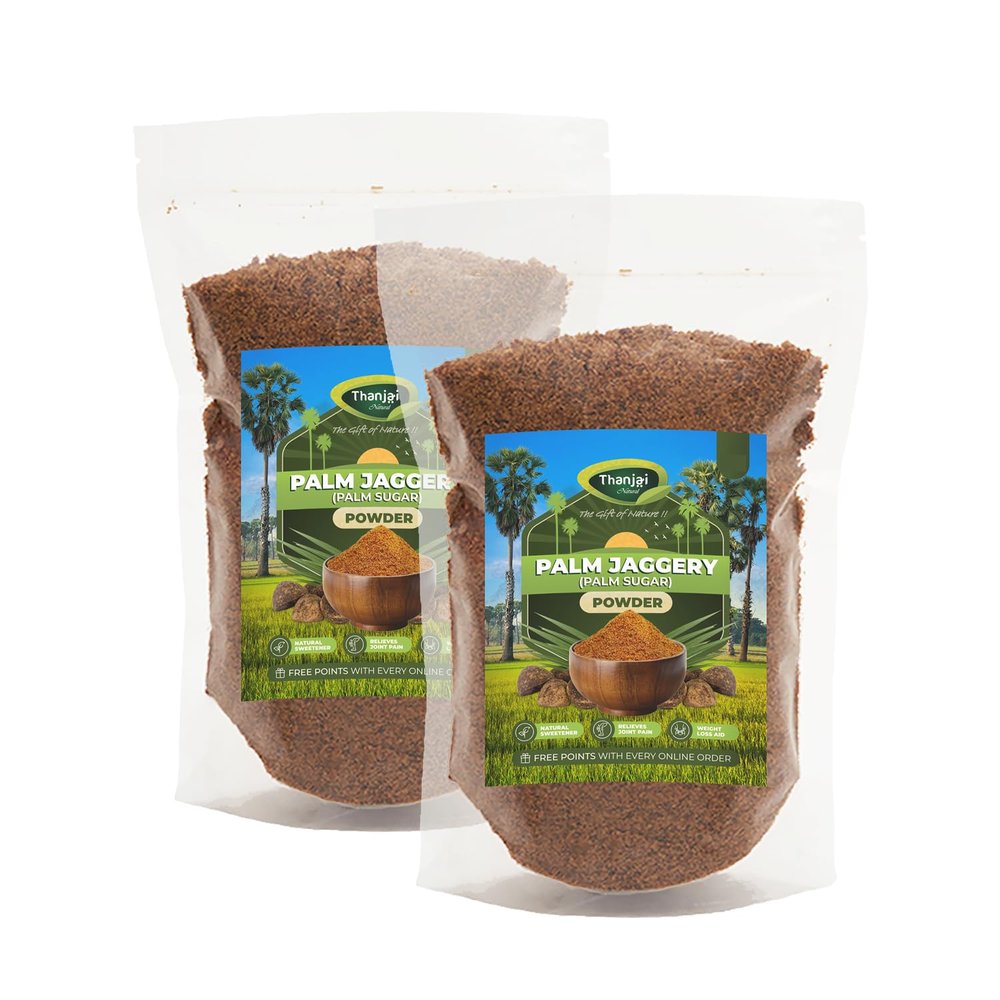 Thanjai Natural Palm Sugar 1000g 100% Natural Traditional Made Method Pure Directly from Farmer