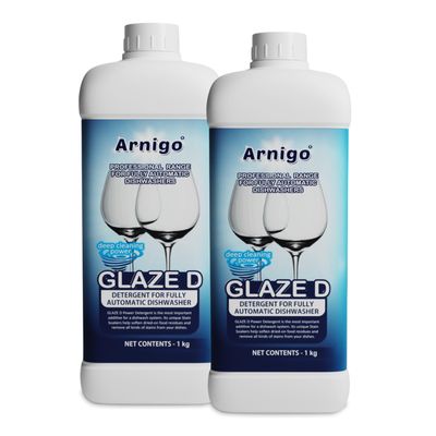 Arnigo Dishwasher Detergent Powder 1kg (Pack Of 2) - Compatible with All Dishwasher Brands | Enzyme Rich Formula, with Shine Boosters | Better Grease Cutting with Lemon Fresh Scent