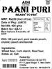 ADH Golgappa/Panipuri/ papad with(Free PANI Masala &Chutney Pouch) 400 GMS view 3