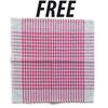 DHWANI ENTERPRISE 1560 Pieces Fold Tissue Paper (White, 12 Packet, Medium)(PACK OF 2) with Check Duster Cloth view 4