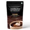 COCOSUTRA Caramel Hot Chocolate Mix | Enjoy hot or cold | 100 g | Gluten Free Drinking Chocolate Powder | No Preservatives | Ready in 2 Minutes | Serves 5 Cups view 1
