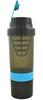 BSPA shake me tab water bottle Gym Protein & Supplement Shaker Bottle 500 ml Shaker blue view 2