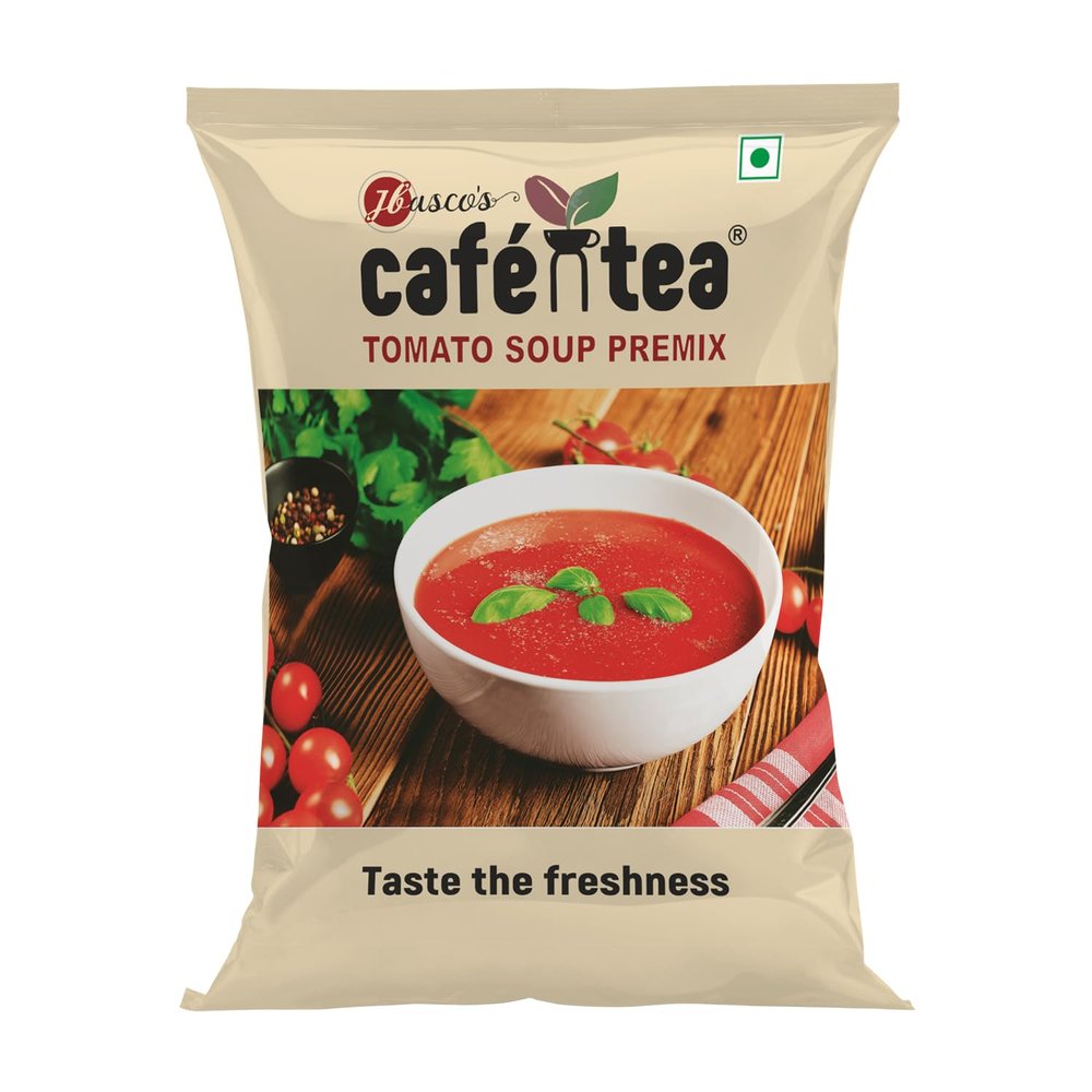 Caf N Tea Instant Tomato Soup Premix Powder 500g (Makes 62 Cups) Pack of 2 Immunity Booster Superfood Healthy, Quick & Delicious Soup Mix