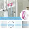 AUEAR, 3 Pack Toothbrush Head Covers with Suction Cup Anti Dust Wall Holder Mirror Protective Case for Home Travel Outdoor & Camping view 4