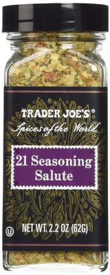 Trader Joe's 21 Seasoning Salute Blend, 2.2oz, 2 Pack