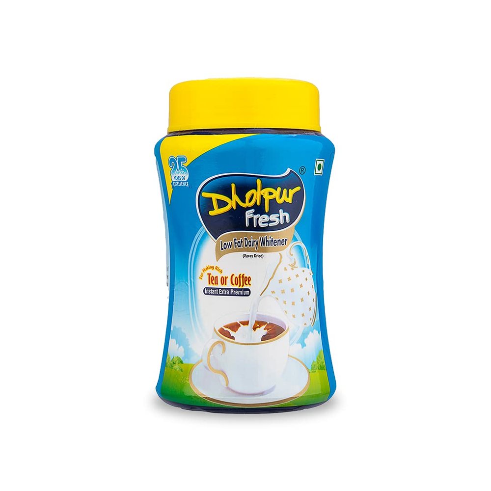 Dholpur Fresh Low Fat Dairy Whitener, 500g x 2 Jar