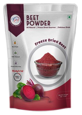 FZYEZY Natural Freeze Dried Beet Powder for Kids and Adults - 250gm | Travel Friendly Ready to eat Readymade Healthy Snacks