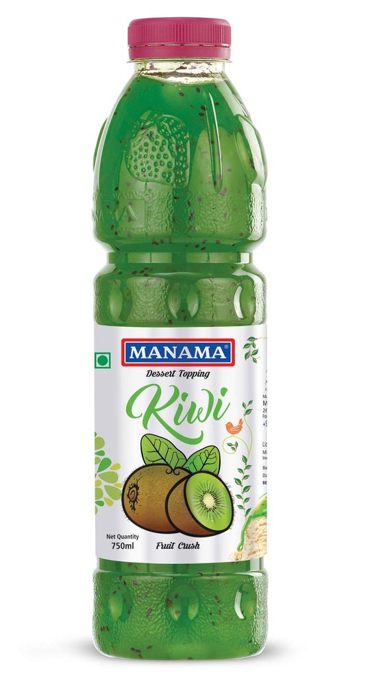 Manama Kiwi Crush | 750ml | Fruit Topping for Ice Creams, Cakes, Pastries and Shakes
