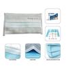 Safeshield Meltblown Fabric Disposable 3 Ply Surgical Face Mask with Nose Pin and Ear Loops (Blue, Without Valve, Pack of 50) for Unisex view 2