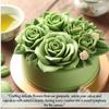 Confect Gooseberry Green Gum Paste for Cake Decorating | Perfect for Sugar Flowers, Roses, Leaves & Ruffles | Christmas Cake Decorations | Edible Gum Paste for Cakes, Cupcakes & Cookies | Vegan, Gluten-Free, Soy-Free, Palm Oil-Free- 250 Gms view 2