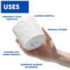 Claret 100% Virgin Pulp 2-Ply Toilet Rolls - Pack of 1 (10 Rolls) - OBA Free, Skin-Friendly, Ultra Comfort Quilted Bathroom Paper for Family Care view 3