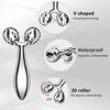 3D Manual Solar Powered Roller Deep Tissue Massage Roller Glove for Neck, Chest, Foot, Hamstrings, Thighs, and Full Body Care. view 4