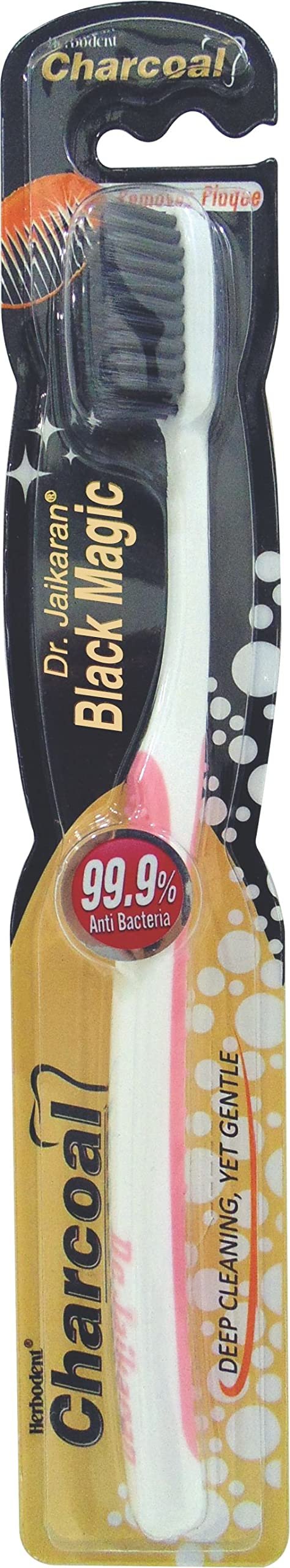 Dr. Jaikaran Black Magic Charcoal Magic Soft Toothbrush (12)