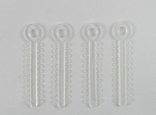 Dentosmile Dental Orthodontics Ligature Ties Light Force(Latex Free)1008/Pk In Multi Colours(Clear)
