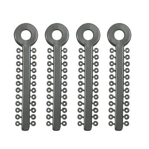 Dentosmile Dental Orthodontics Ligature Ties Light Force(Latex Free)1008/Pk In Multi Colours(Silver)