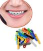 Dentosmile Dental Orthodontics Ligature Ties Light Force(Latex Free)1008/Pk In Multi Colours(Silver) view 2