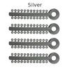 Dentosmile Dental Orthodontics Ligature Ties Light Force(Latex Free)1008/Pk In Multi Colours(Silver) view 4