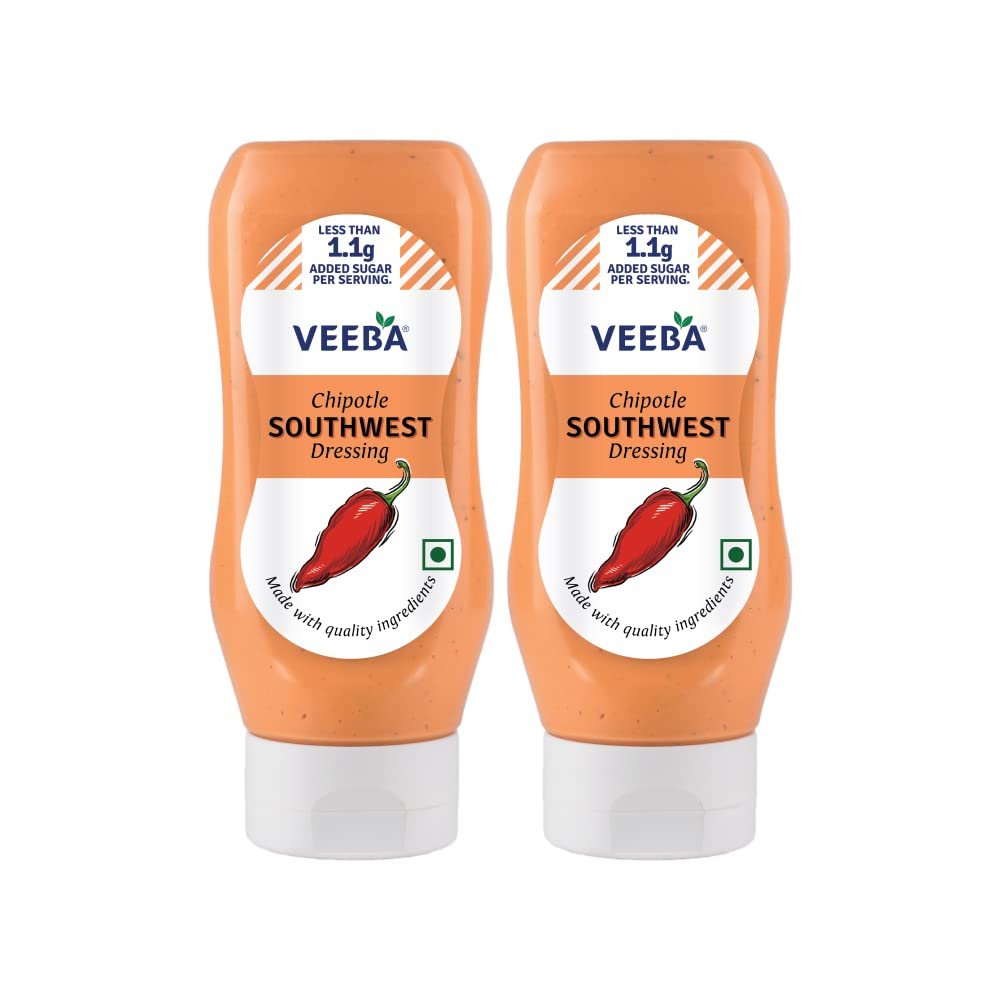 Veeba Chipotle Southwest Dressing, 300g - Pack of 2