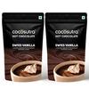 COCOSUTRA Swiss Vanilla Hot Chocolate Mix | Enjoy hot or cold | Pack of 2 (Each 100 g) 200 g | Vegan & Gluten Free Drinking Chocolate Powder | No Preservatives | Ready in 2 Minutes | Serves 10 Cups view 1