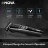 Nova NHT 1074 USB , Cordless , Rechargeable: 30 Minutes Runtime Beard Trimmer for Men (Black) view 4