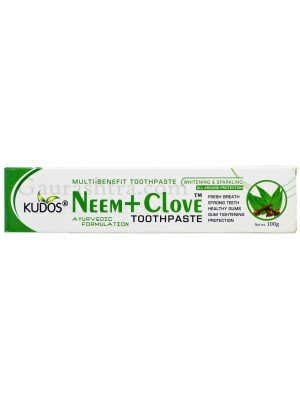Kudos ayurveda neem clove toothpaste 100gm (pack of 7)